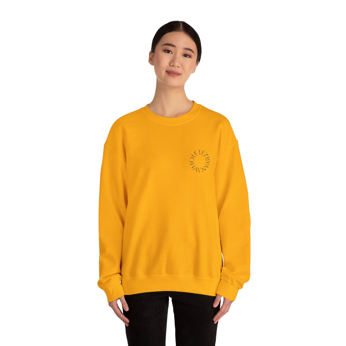 Circle Whole Lezbyan.- Cozy Unisex Crewneck Sweatshirt