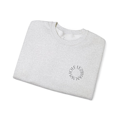 Circle Whole Lezbyan.- Cozy Unisex Crewneck Sweatshirt
