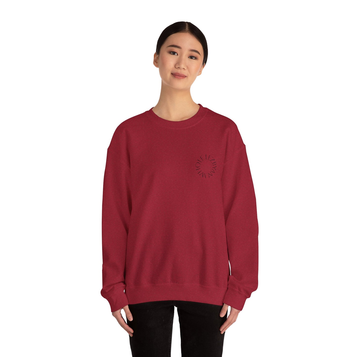Circle Whole Lezbyan.- Cozy Unisex Crewneck Sweatshirt