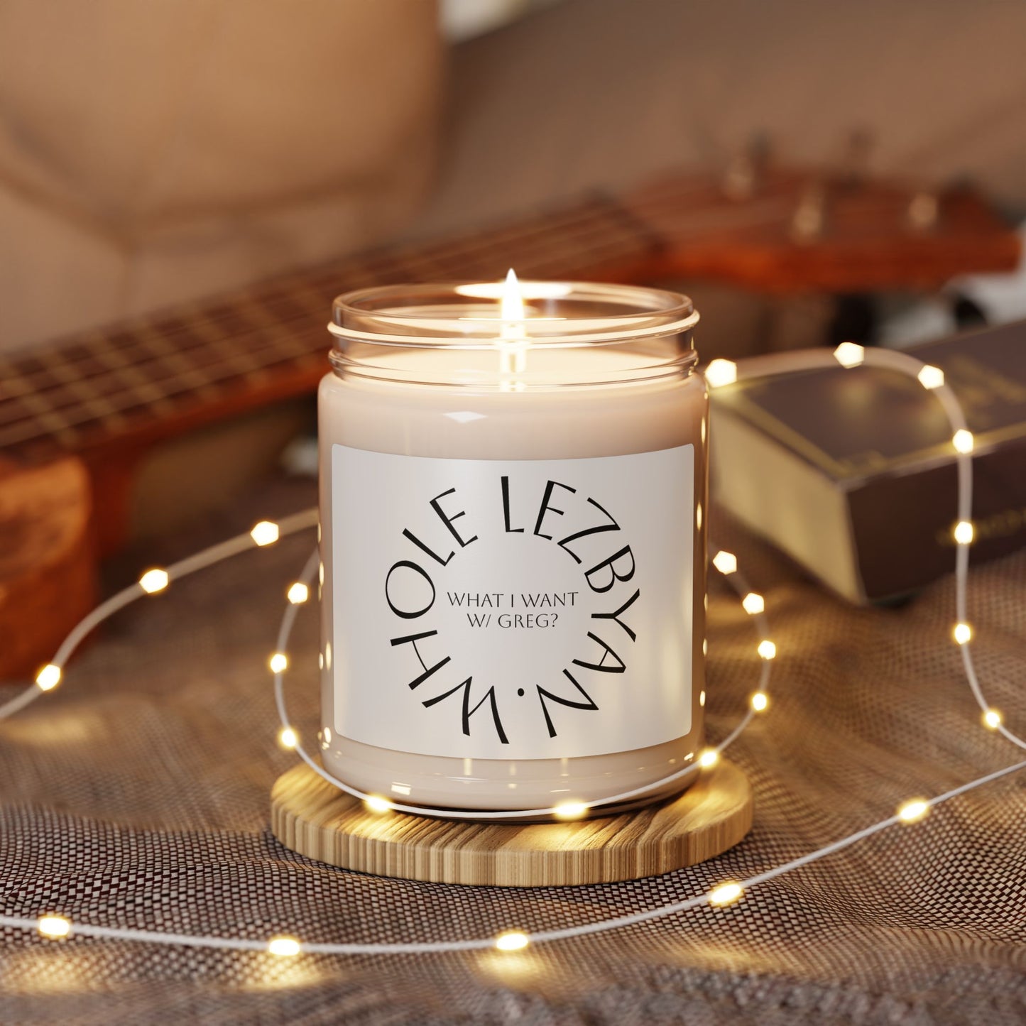 Circle Whole Lezbyan. Scented Soy Candle | Perfect for Relaxation, Gifts, and Home Decor | Aromatherapy, Self-Care, Birthday, Holiday