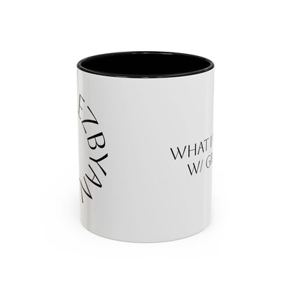 Circle Whole Lezbyan. - Accent Coffee Mug